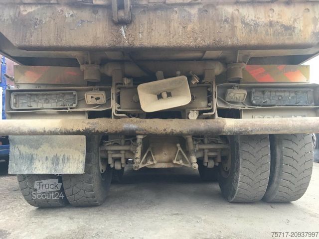 Саміоскид SCANIA 124 400,6x4,Stahlmulde,EURO2,Differnzial problem