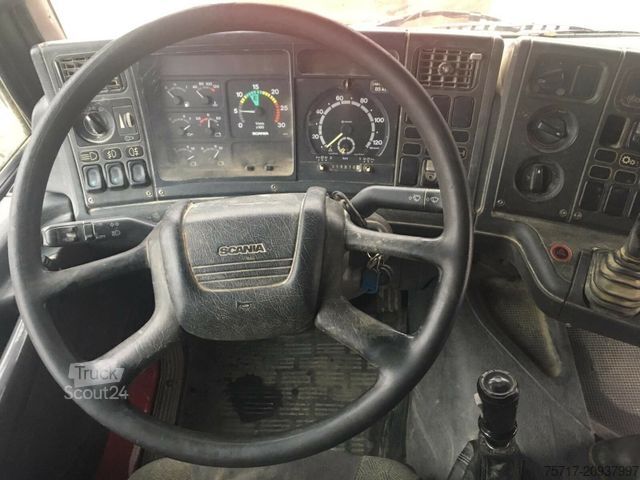 Саміоскид SCANIA 124 400,6x4,Stahlmulde,EURO2,Differnzial problem
