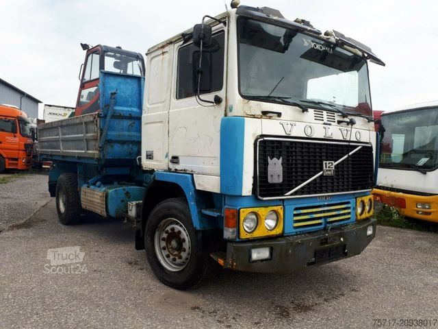 Damperli kamyon VOLVO F10 260,Blatt Federung,Dreiseitenkipper,NO CRANE