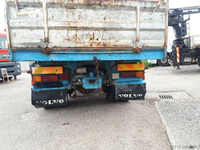 Damperli kamyon VOLVO F10 260,Blatt Federung,Dreiseitenkipper,NO CRANE