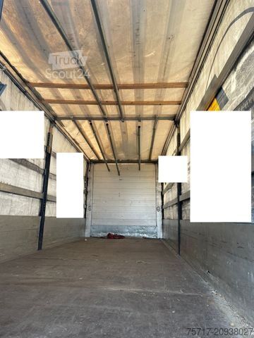 Вантажівка з платформою і тентом DAF LF 260 FA, GERMAN, EURO6, Schlafkabine