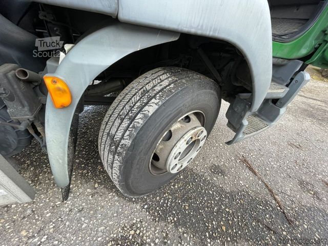 Вантажівка з платформою і тентом DAF LF 260 FA, GERMAN, EURO6, Schlafkabine