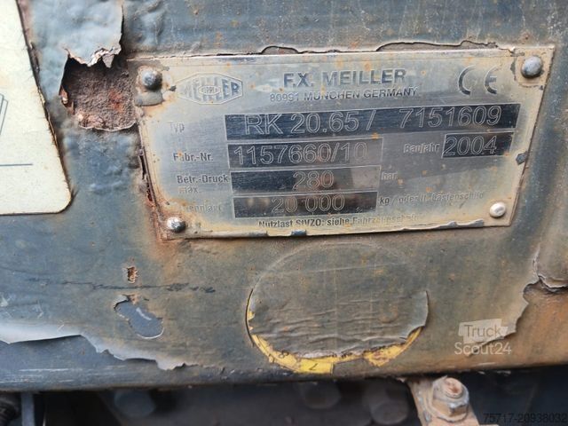 Abrollkipper MAN Meiller RK 20.65 BJ 2004 und RK 20.65 BJ 2001