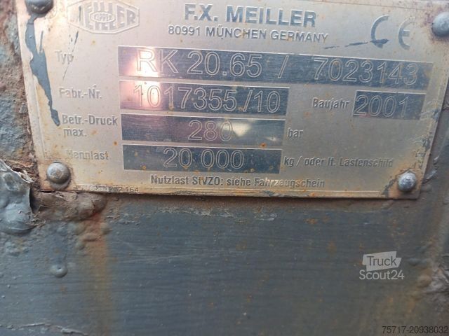 Abrollkipper MAN Meiller RK 20.65 BJ 2004 und RK 20.65 BJ 2001