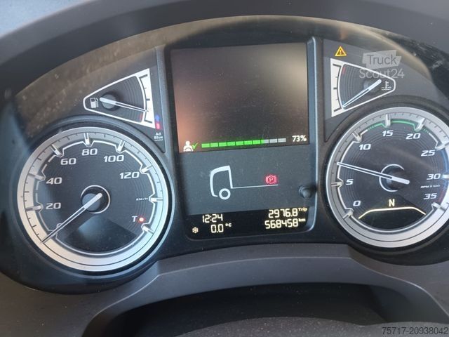 Valníkový nákladní automobil s plachtou DAF LF 260 FA, GERMAN, EURO6, Schlafkabine