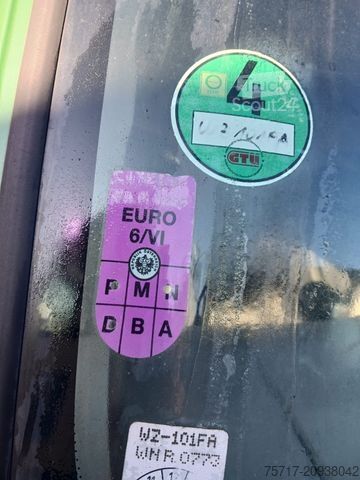 Valníkový nákladní automobil s plachtou DAF LF 260 FA, GERMAN, EURO6, Schlafkabine