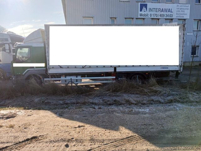 Valníkový nákladní automobil s plachtou DAF LF 260 FA, GERMAN, EURO6, Schlafkabine