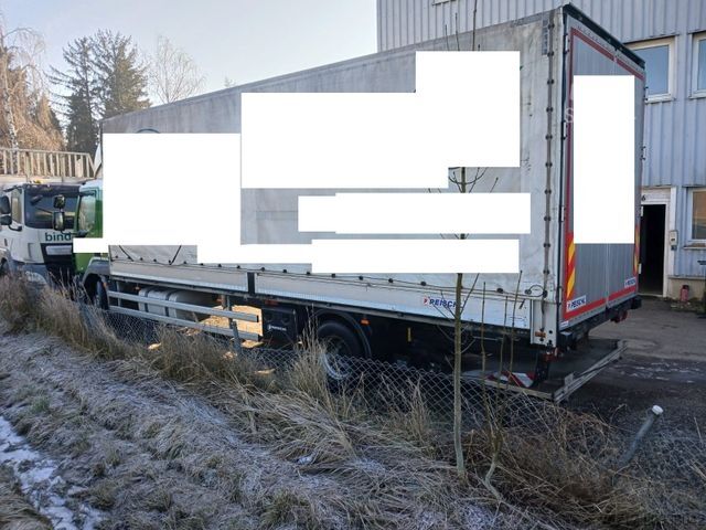 Valníkový nákladní automobil s plachtou DAF LF 260 FA, GERMAN, EURO6, Schlafkabine