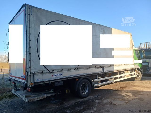 Valníkový nákladní automobil s plachtou DAF LF 260 FA, GERMAN, EURO6, Schlafkabine