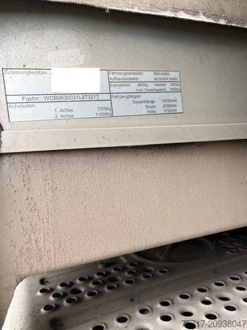 Tenteli düz yataklı kamyon MERCEDES-BENZ Actros 1935