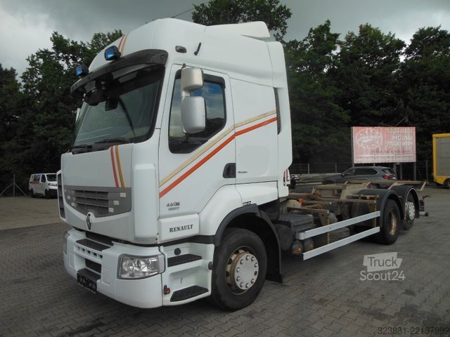 Kamion sa zamjenjivom nadogradnjom RENAULT PREMIUM R 460.26, DXi, 6X2, EURO 5 EEV