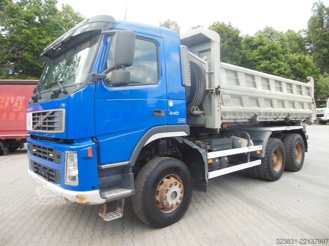 Tovornjak prekucnik VOLVO FM 13/440, 6X6, BORDMATIC, MANUELL, TOP STAND