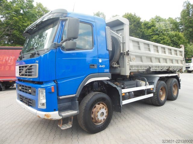 Tristrani prekucnik VOLVO FM 13/440, 6X6, BORDMATIC, MANUELL, TOP STAND