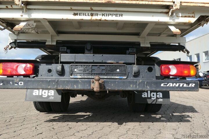 Kippi pakettiauto MITSUBISHI 7C18 FUSO 4x2, Meiller, DOKA, Klima, AHK, 95tkm