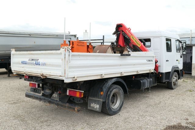 Kippiauto MAN 12.180 LE BB 4x2, DOKA, Palfinger PKG 7001