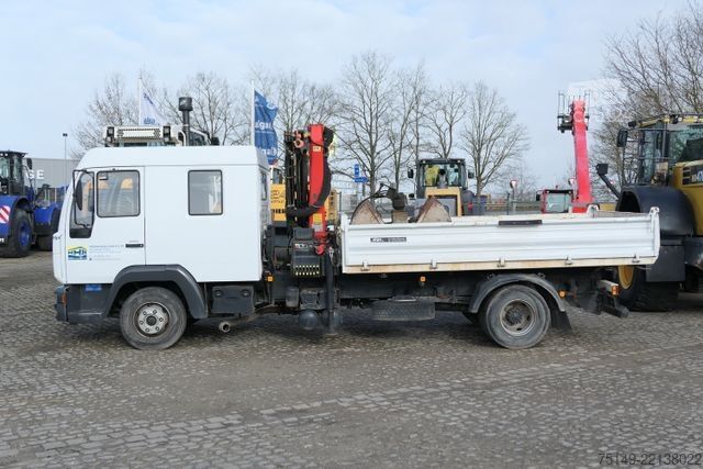 Kippiauto MAN 12.180 LE BB 4x2, DOKA, Palfinger PKG 7001