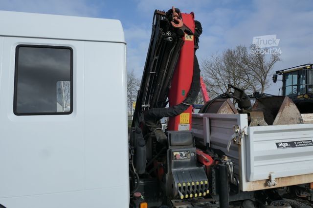 Kippiauto MAN 12.180 LE BB 4x2, DOKA, Palfinger PKG 7001