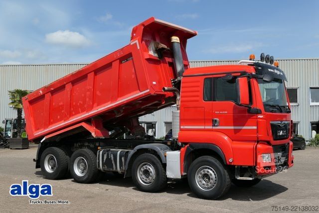 Kippiauto MAN 41.510 TGS 8x4, Stahl, 17m³, Klima, Navi, 113tkm