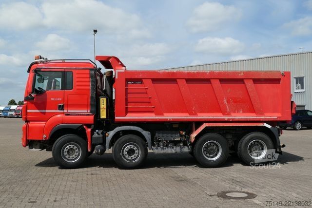 Kippiauto MAN 41.510 TGS 8x4, Stahl, 17m³, Klima, Navi, 113tkm