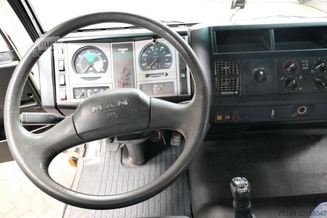 Kippi pakettiauto MAN 8.140 LE 4x2, Meiller, AHK, 3. Sitz, Zurrösen