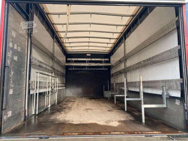 Gardinsidad skåpbil IVECO Daily 72C18 Hi-Matic Pritsche Plane+LBW*Webasto*