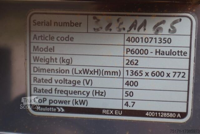 Podnośnik nożycowy Haulotte HS15EPRO Valid Inspection, Full Electric 4x4 Drive