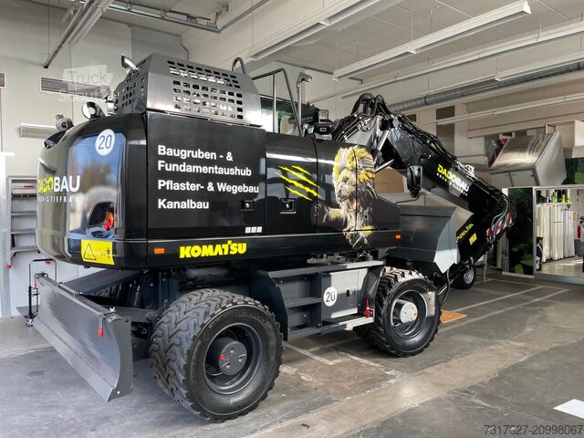 Mobile excavator Komatsu PW-180 11E0