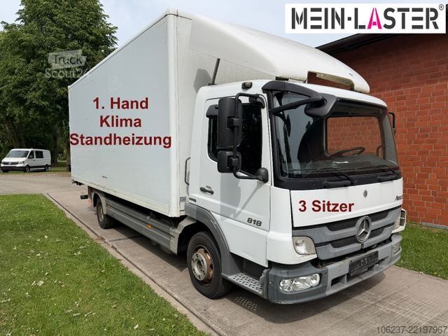 Fourgon tôlé MERCEDES-BENZ Atego 818 LBW 3 Sitzer Klima Standheizung
