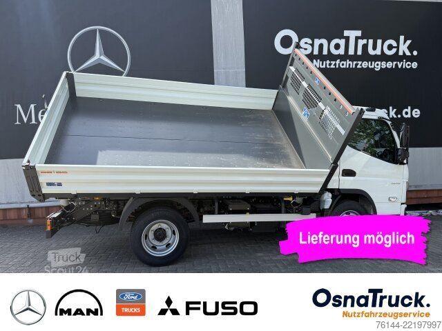 Fourgon benne basculante FUSO Canter 7C15AMT 3-Seitenkipper Autom,Nutzl.3785KG