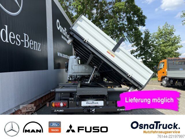 Fourgon benne basculante FUSO Canter 7C15AMT 3-Seitenkipper Autom,Nutzl.3785KG