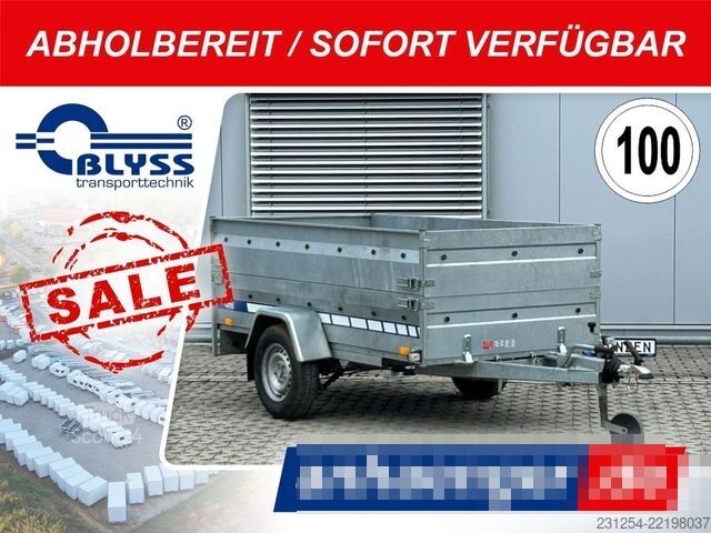 Araba römorku BLYSS Meister 1325H PKW Anhänger 244x125x70cm 1300kgGG