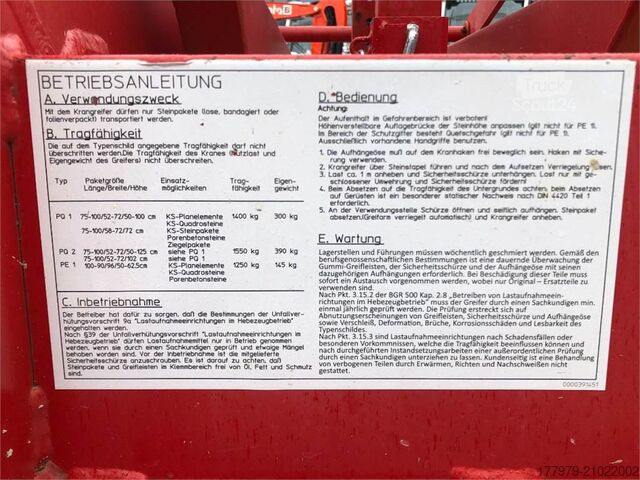 Other Steinweg Krangreifer PQ 1-720