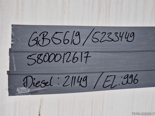 Sistema di raffreddamento Schmitz Cargobull 5x Frigo engine TKM