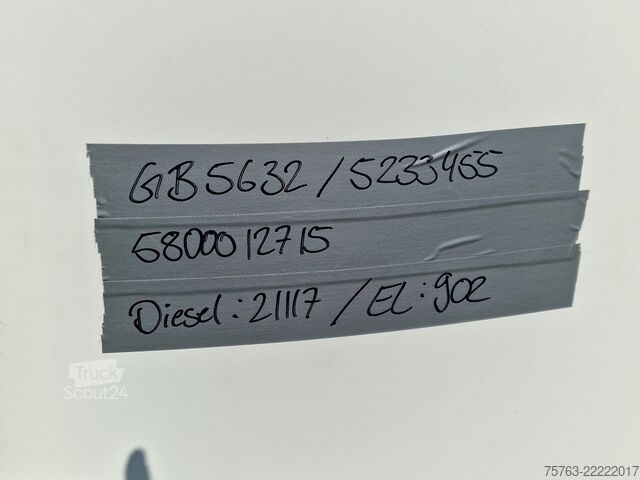 Sistema di raffreddamento Schmitz Cargobull 5x Frigo engine TKM