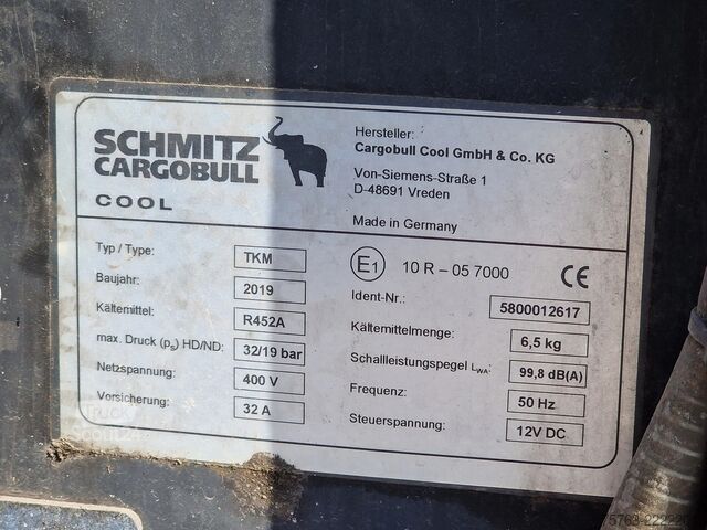 Sistema di raffreddamento Schmitz Cargobull 5x Frigo engine TKM