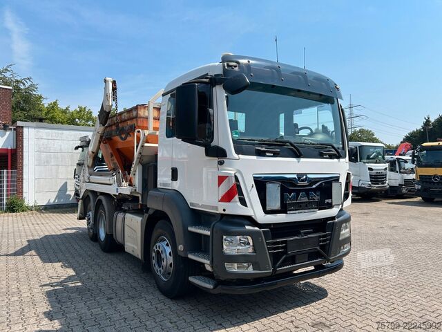 Tipbil MAN 26.420 MEILLER Absetzer+Epoke SH3500 Salzstreuer