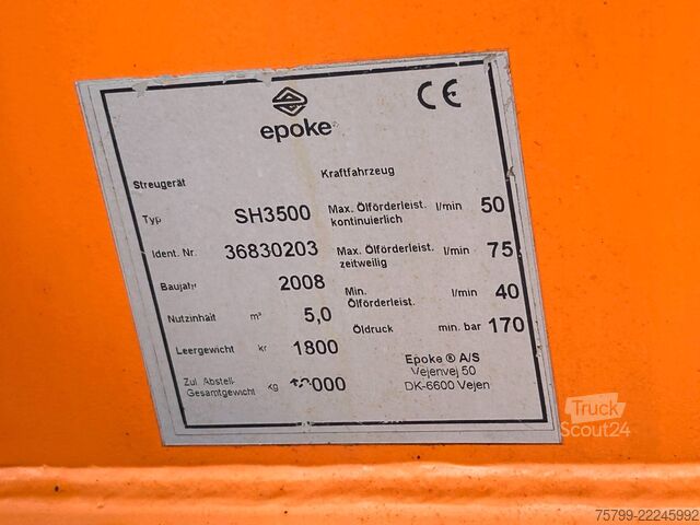 Tipbil MAN 26.420 MEILLER Absetzer+Epoke SH3500 Salzstreuer