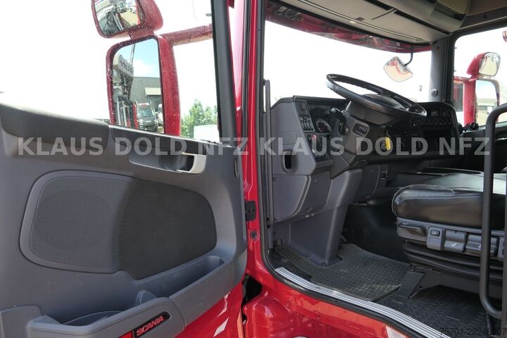 Vrachtauto met open laadbak SCANIA R 490 Pritsche Kran Effer Funk Lift-/Lenkachse