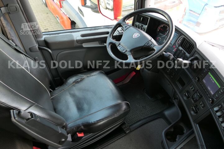 Vrachtauto met open laadbak SCANIA R 490 Pritsche Kran Effer Funk Lift-/Lenkachse