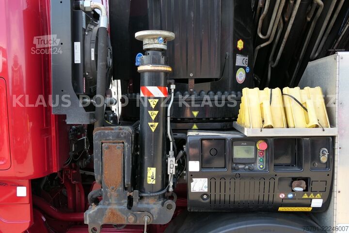 Vrachtauto met open laadbak SCANIA R 490 Pritsche Kran Effer Funk Lift-/Lenkachse
