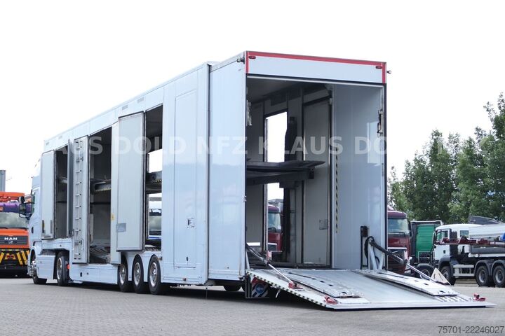 Kamion za prevoz automobila SCANIA R450 Autotransporter Komplettzug Kässbohrer
