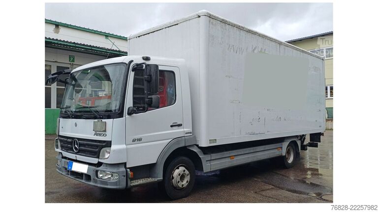 Фургон-будка MERCEDES-BENZ Atego 816  4x2 OM 904 LA mit 1.000 kg LBW
