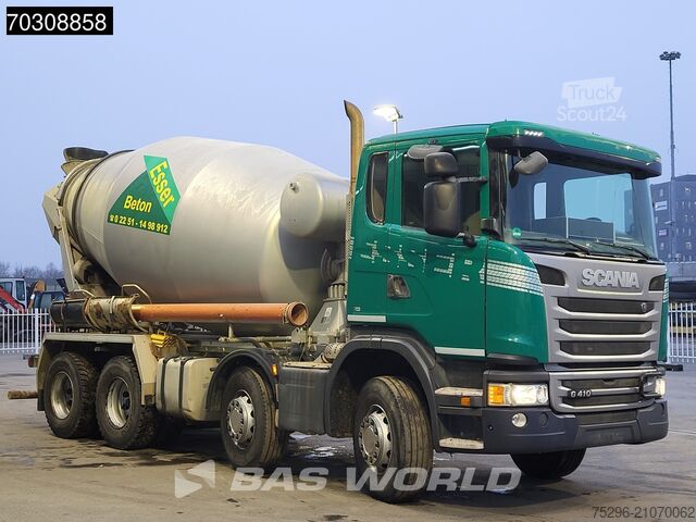 Mixer Scania G410 8X4 9m3 Intermix Mixer Full Steel suspensi...