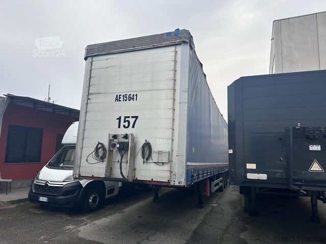 Open semitrailer with tarp Wielton 