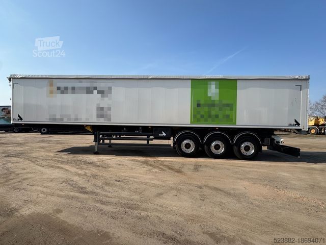 Semi-remorque benne STAS S300CX 70m³*E.G7310kg*Getreidekipper*ALU*SAF*TOP