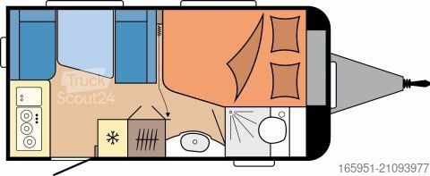 Τροχόσπιτο Hobby De Luxe 400 SFe Modell 2025 Auflastung 1500kg