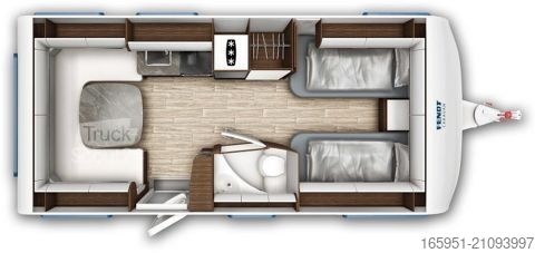 Τροχόσπιτο Fendt Diamant 560 SGW 2000kg Mod.2025