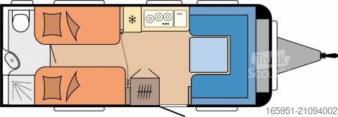 Τροχόσπιτο Hobby Excellent Edition 540 WLU Mod.20252000kgDusche