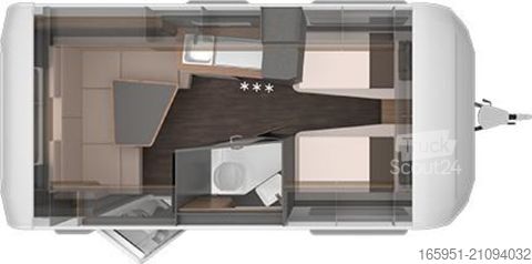 Caravan Knaus Südwind 460 EU 60 Years 1700kg, Bugfenster