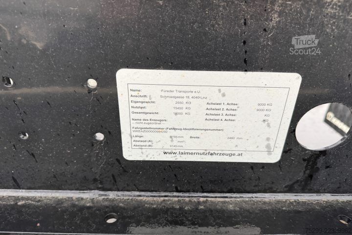 Wissellaadbak-oplegger Krone AZ BDF  Wechselfahrgestell